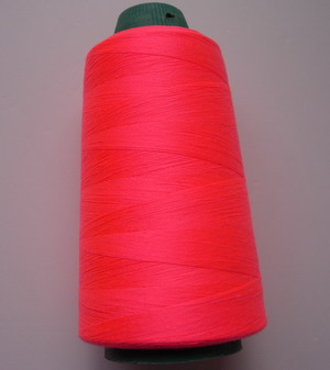 TS18 Neon Coral Pink Polyester Thread Threads 3000yds [TS18] - $6.50 :  Angeltrim supply sequin bead applique, venice applique, chinese frog  button, trim lace, hotfix rhinestone,garment accessories